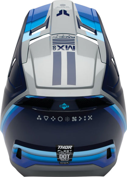 THOR HELMET FLEET YTH DEFY BL/GY S 0111-1762