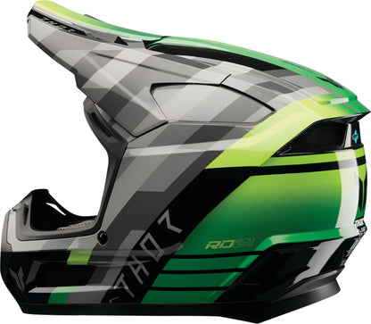 THOR HELMET FLEET YTH CAMBER BK/GN 0111-1770