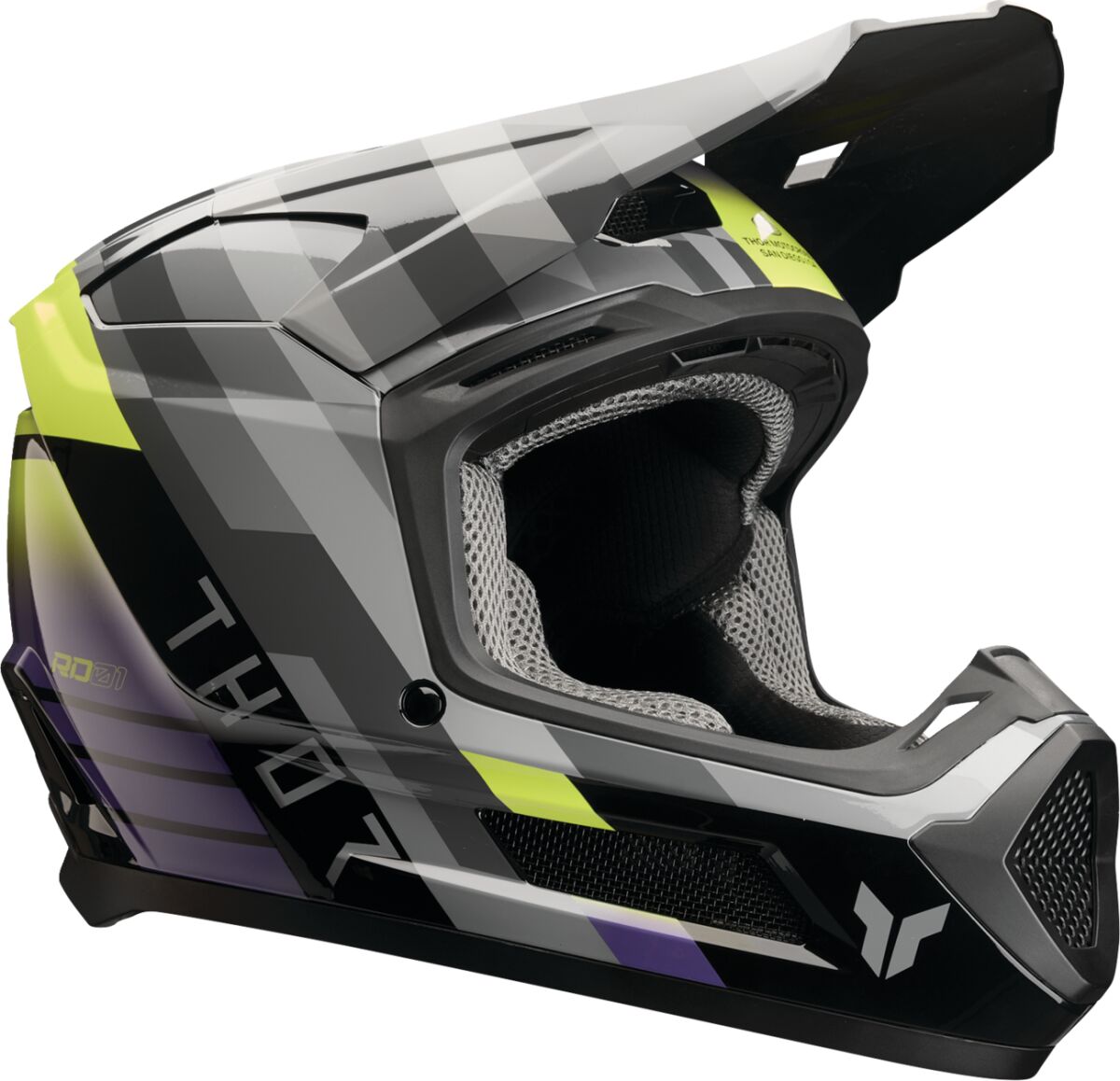 THOR HELMET FLEET YTH CAMBER BK/PU 0111-1771