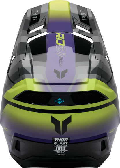 THOR HELMET FLEET YTH CAMBER BK/PU 0111-1773