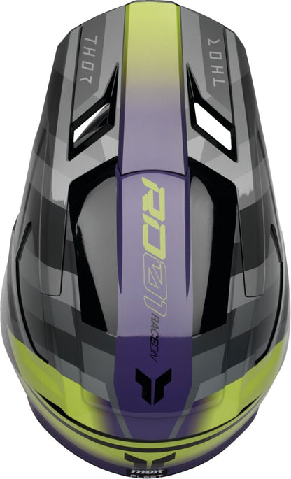 THOR HELMET FLEET YTH CAMBER BK/PU 0111-1773