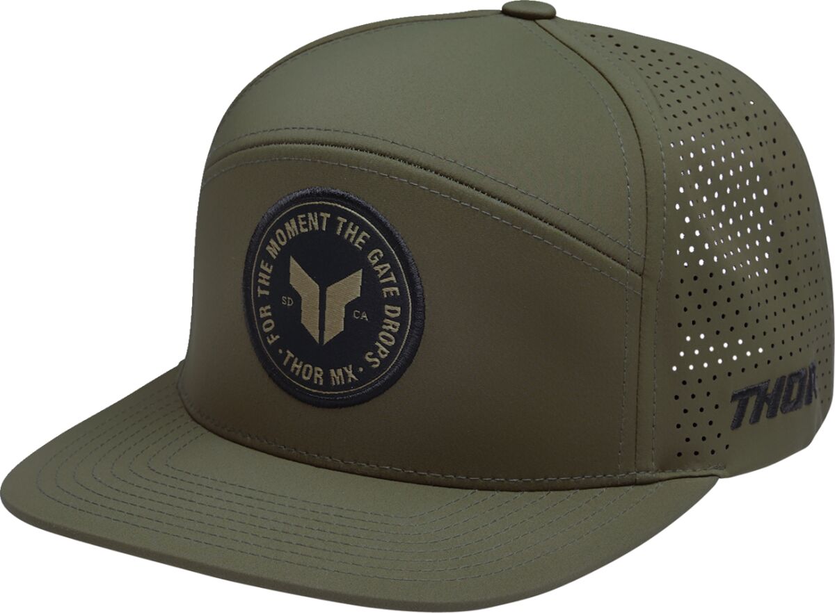 THOR HAT BADGE HTR OLIVE 2501-4460