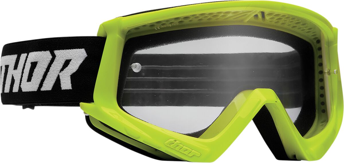 THOR GOGGLE CMBT RACR FL AC/BK 2601-2706