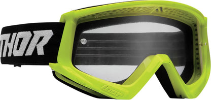 THOR GOGGLE CMBT RACR FL AC/BK 2601-2706