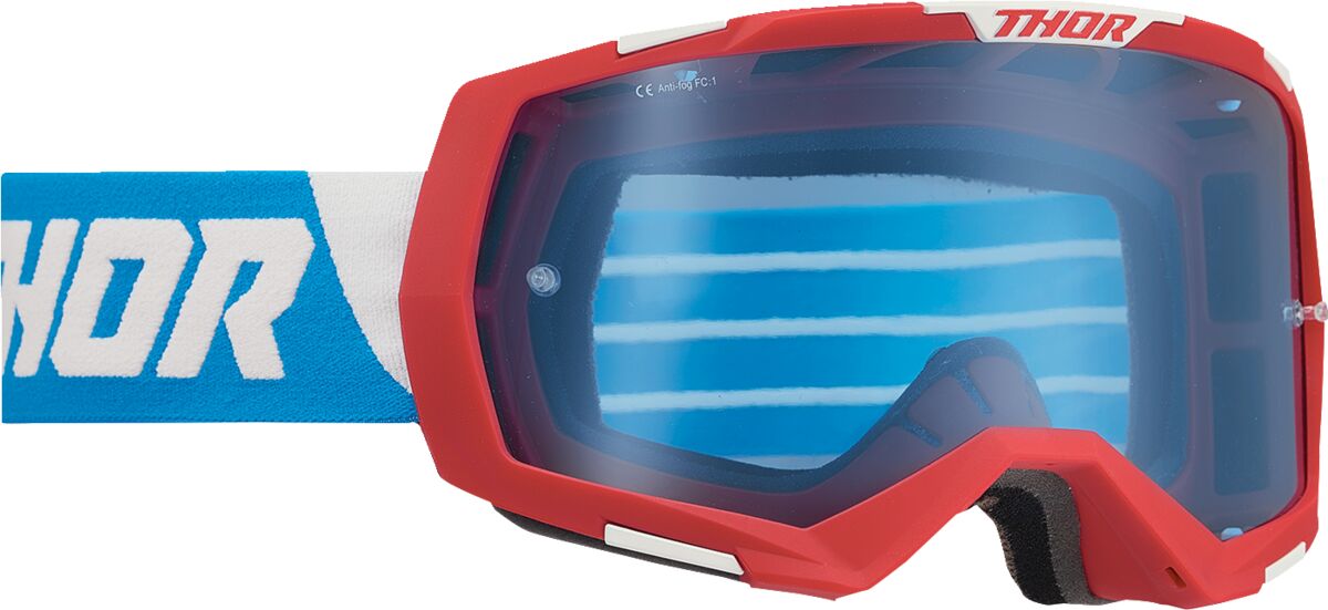 THOR Regiment Goggles - Red/White/Blue 2601-2967