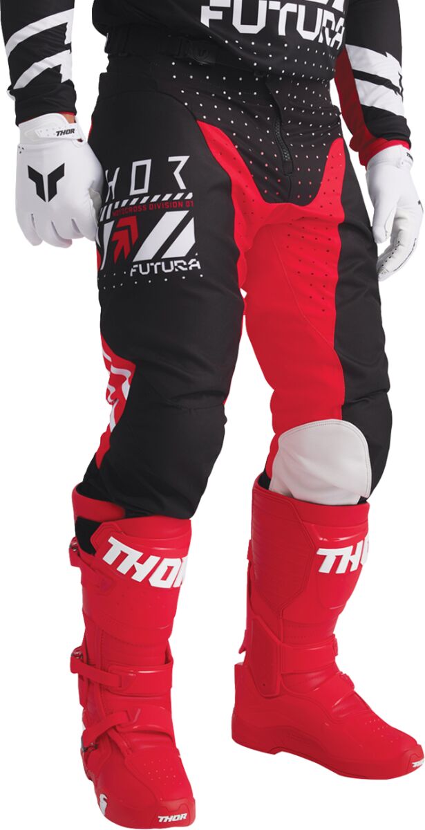 THOR PANT LAUNCHMODE FUTURA BLACK/RED 38 2901-12290