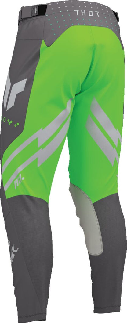 THOR PANT LAUNCHMODE FUTURA CHAR/GRN 42 2901-12310
