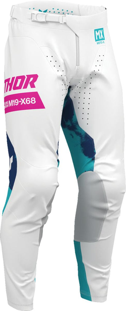THOR PANT LAUNCHMODE BLEACH WHT/AQ 34 2901-12315