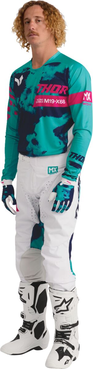 THOR PANT LAUNCHMODE BLEACH WHT/AQ 34 2901-12315
