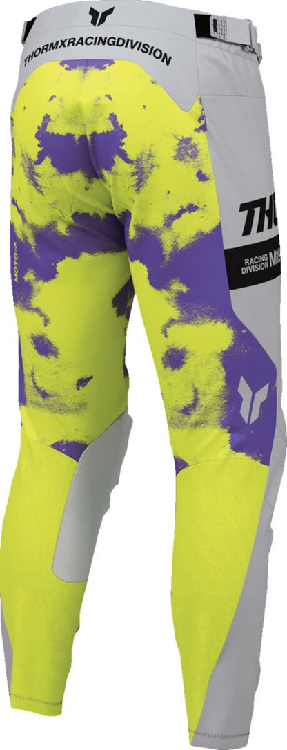 THOR PANT LAUNCHMODE BLEACH GRAY/ACID 36 2901-12325