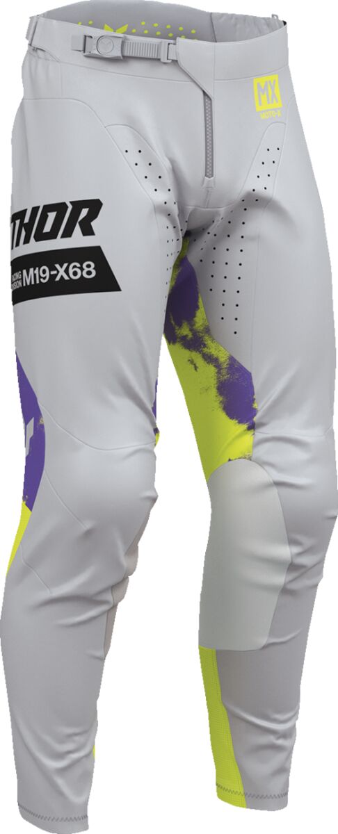 THOR PANT LAUNCHMODE BLEACH GRAY/ACID 42 2901-12328