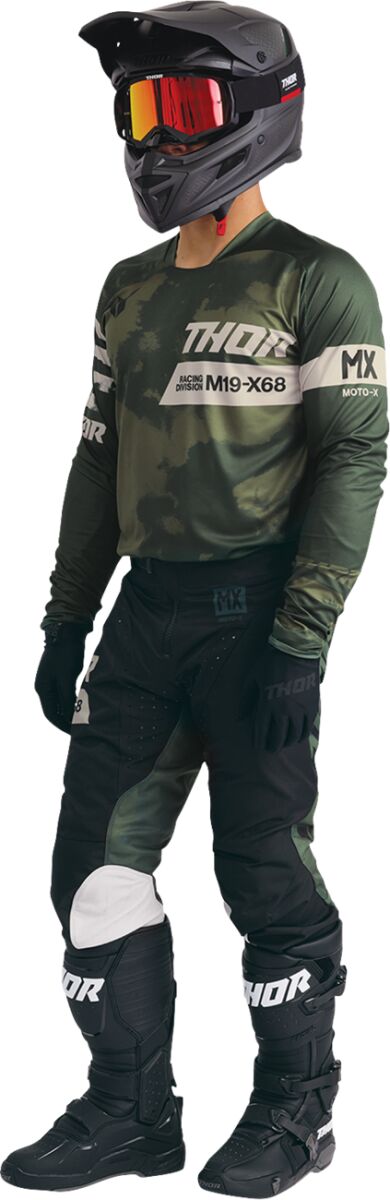 THOR PANT LAUNCHMODE BLEACH BLACK/CAMO 28 2901-12330