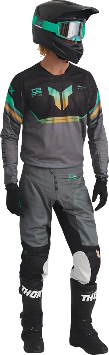 THOR PANT LAUNCHMODE-VENT RAPTOR BLK/CHAR 36 2901-12352