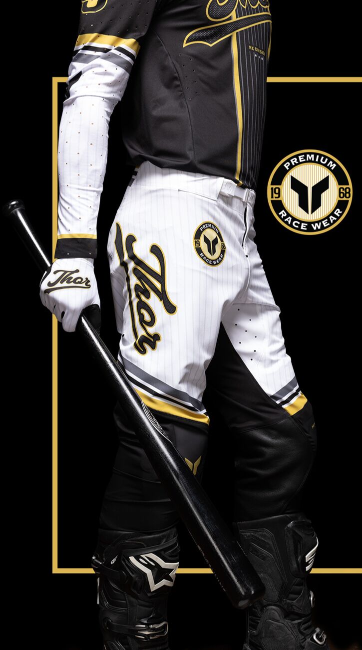 THOR PANTS SPORTMODE BALLER BLACK/GOLD 36 2901-12407