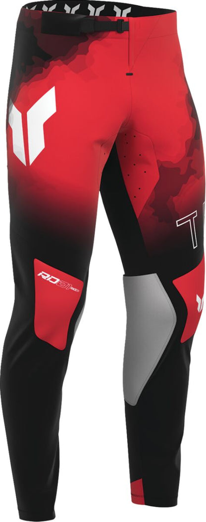 THOR PANT SPORTMODE CARBON BK/RD 34 2901-2775