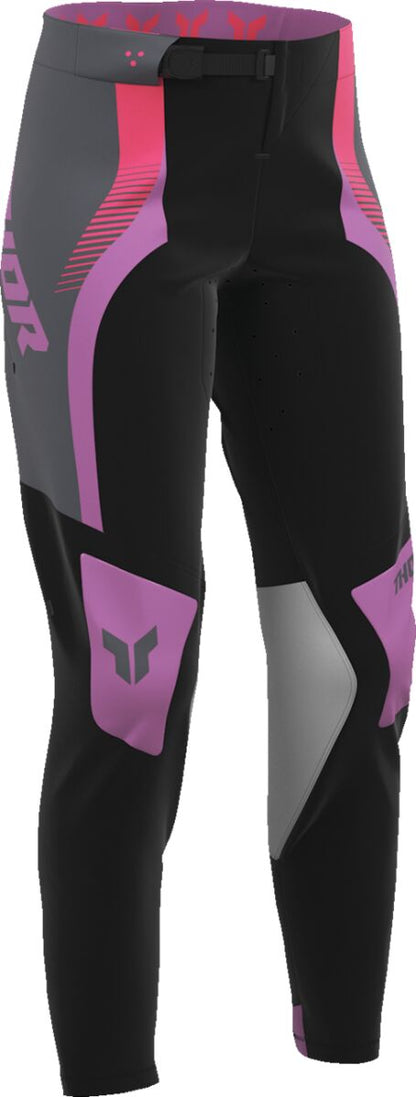 THOR PANT WMN SPORTMODE VELOCITY BLK/ORCH 1/2 2902-0400
