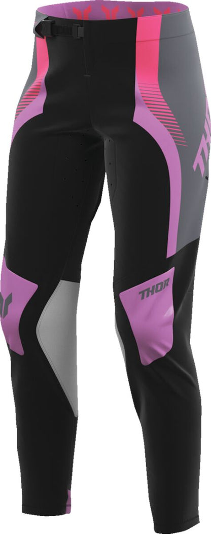 THOR PANT WMN SPORTMODE VELOCITY BLK/ORCH 1/2 2902-0400