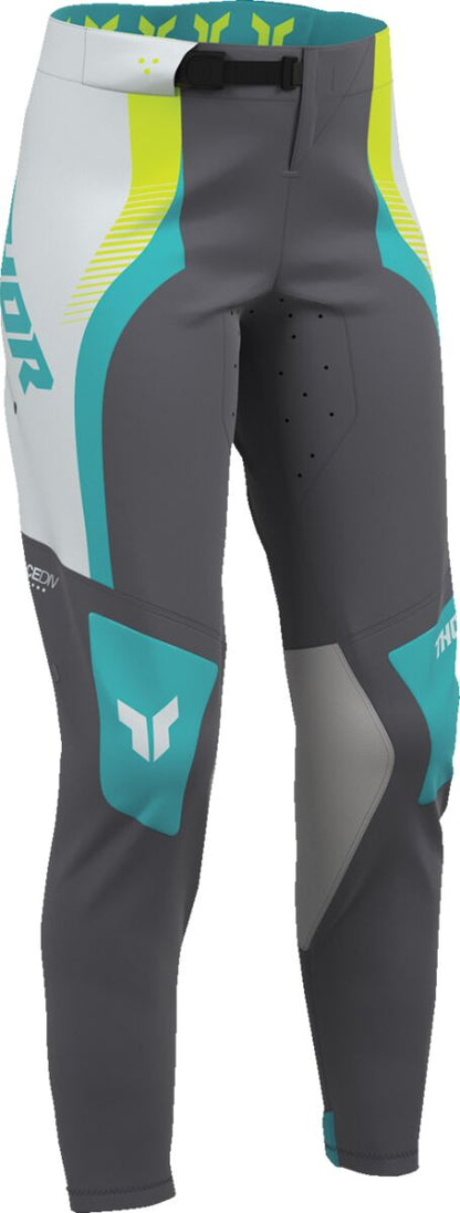 THOR PANT WMN SPORTMODE VELOCITY GY/AQ 3/4 2902-0409
