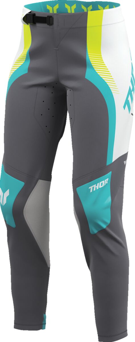 THOR PANT WMN SPORTMODE VELOCITY GY/AQ 9/10 2902-0412