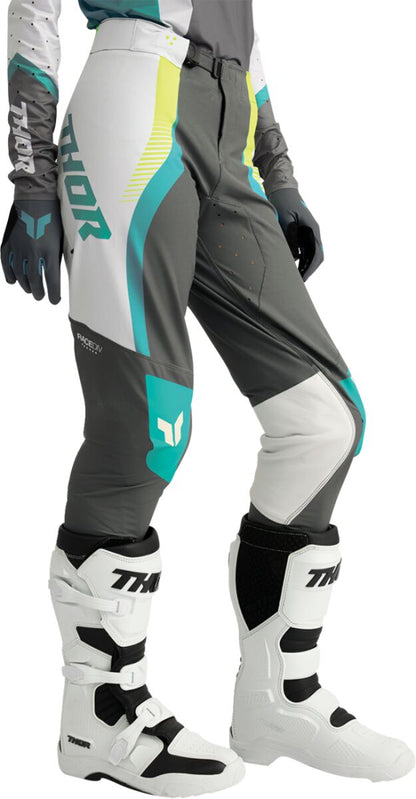 THOR PANT WMN SPORTMODE VELOCITY GY/AQ 13/14 2902-0414