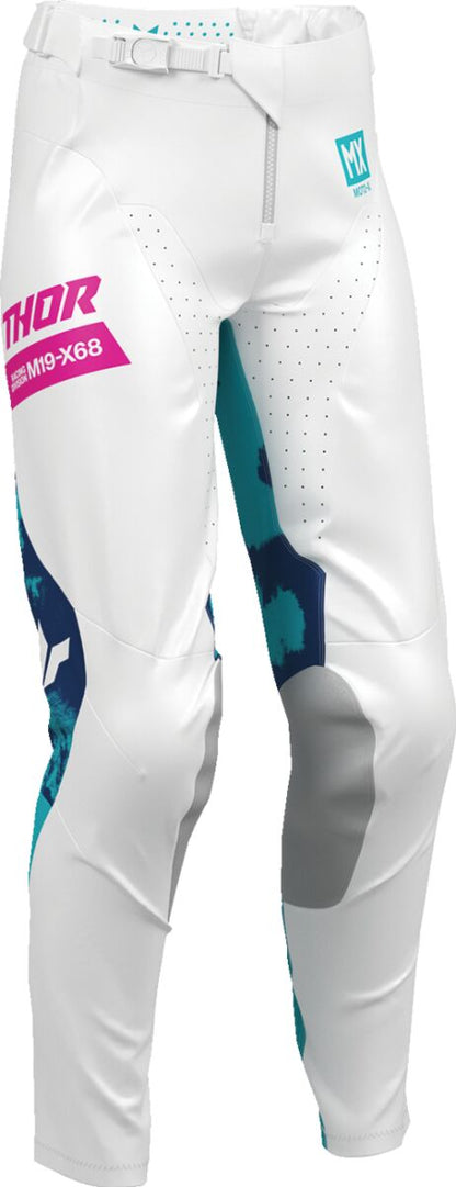 THOR PANT WMN LAUNCHMODE BLEACH WHT/AQ 1/2 2902-0416