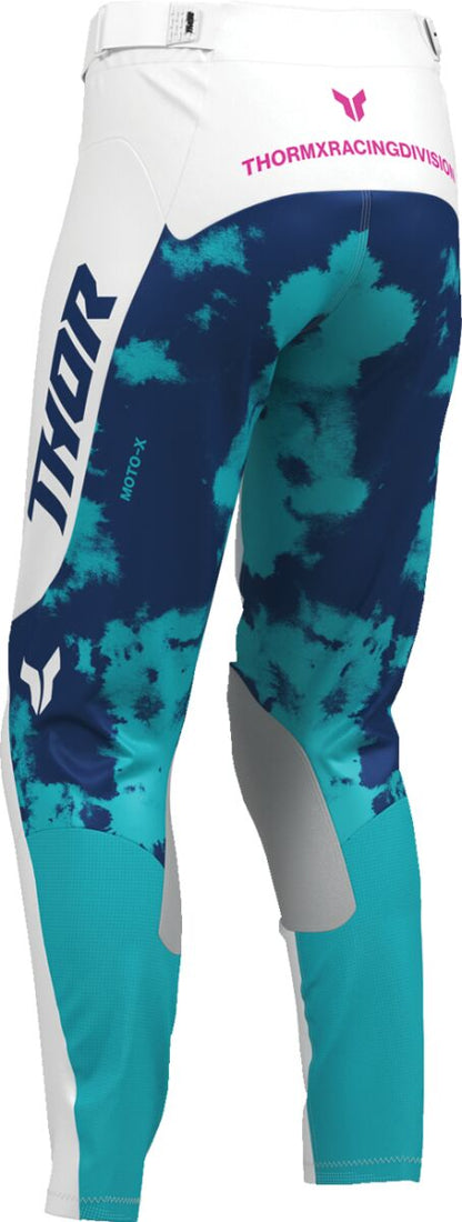 THOR PANT WMN LAUNCHMODE BLEACH WHT/AQ 1/2 2902-0416