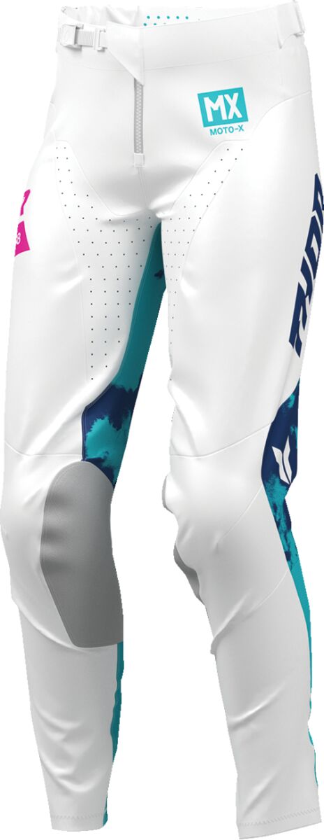 THOR PANT WMN LAUNCHMODE BLEACH WHT/AQ 1/2 2902-0416