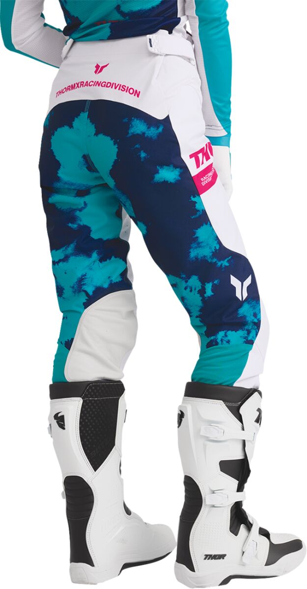 THOR PANT WMN LAUNCHMODE BLEACH WHT/AQ 1/2 2902-0416