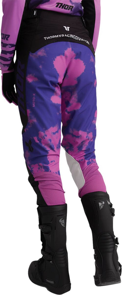 THOR PANT WMN LAUNCHMODE BLEACH BLK/ORCH 1/2 2902-0424