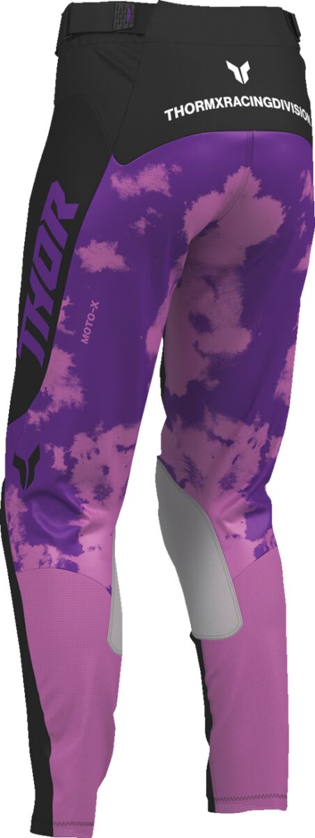 THOR PANT WMN LAUNCHMODE BLEACH BLK/ORCH 9/10 2902-0428