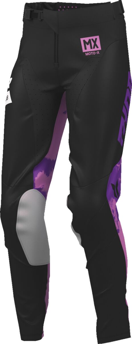 THOR PANT WMN LAUNCHMODE BLEACH BLK/ORCH 9/10 2902-0428