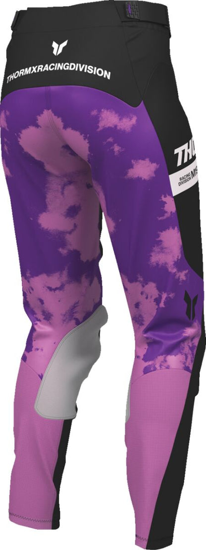 THOR PANT WMN LAUNCHMODE BLEACH BLK/ORCH 9/10 2902-0428