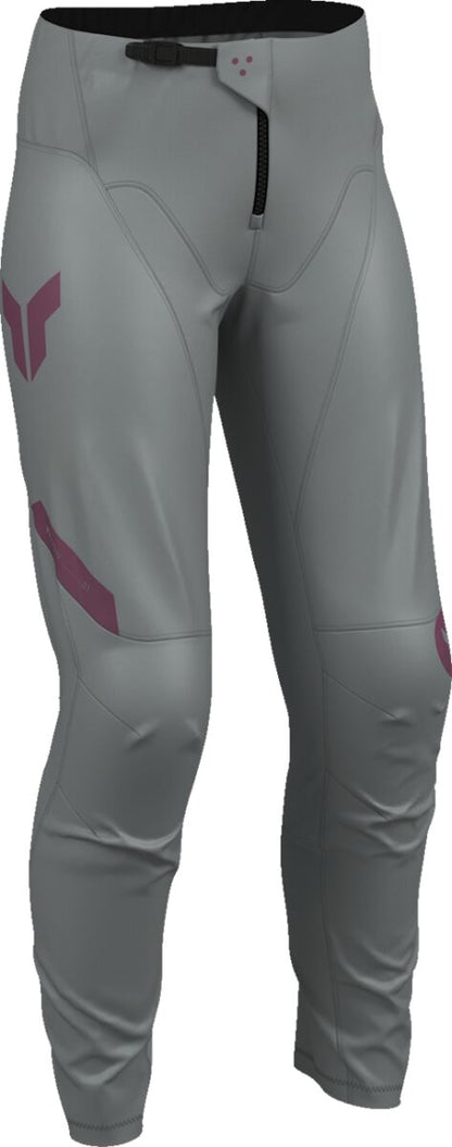 THOR PANT WMN RIDEMODE MENACE PURP/GY 3/4 2902-0433