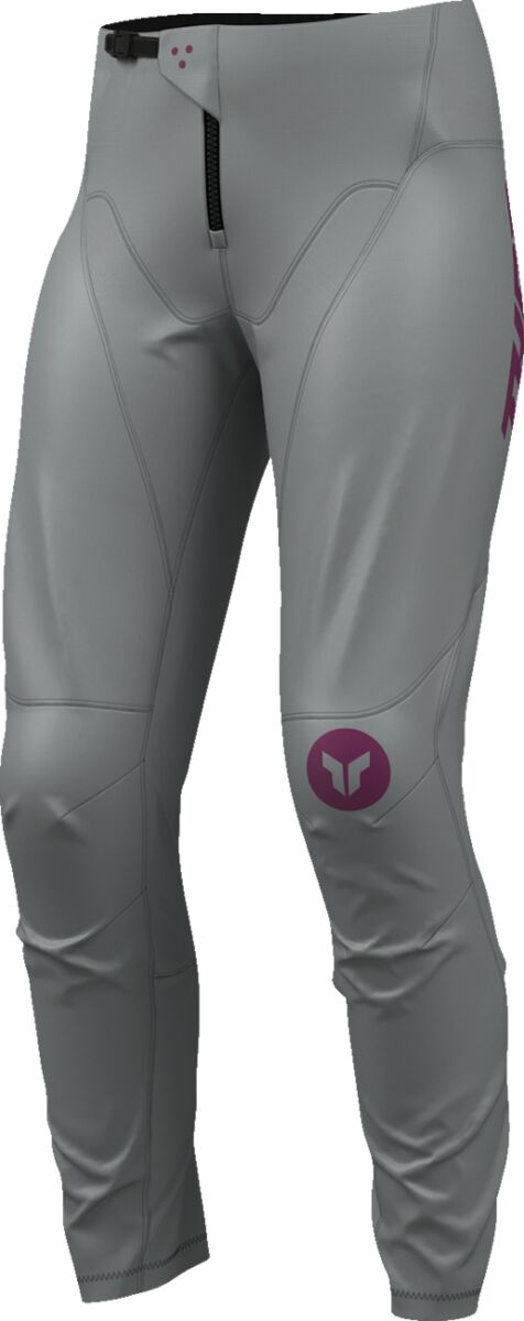 THOR PANT WMN RIDEMODE MENACE PURP/GY 3/4 2902-0433