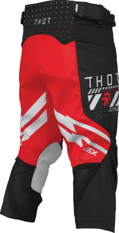THOR PANT YTH LAUNCHMODE FUTURA BLACK/RED 18 2903-2603