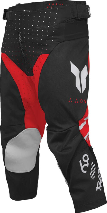 THOR PANT YTH LAUNCHMODE FUTURA BLACK/RED 22 2903-2605