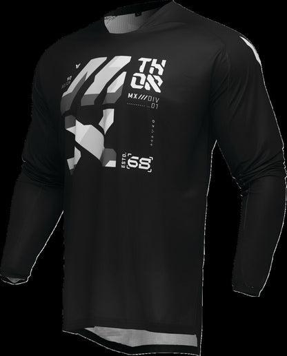 THOR JERSEY LAUNCH BRAVE BK/GY MD 2910-8220