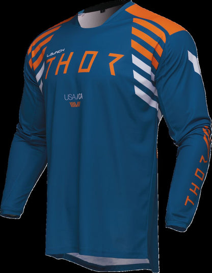 THOR JERSEY LAUNCH ZONE BLUE MD 2910-8238