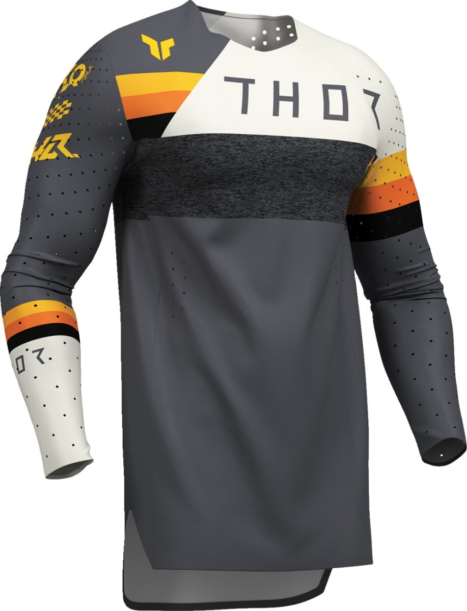 THOR JERSEY SPORTMODE LEAGUE CHAR/WHT M 2910-8353