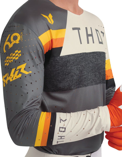 THOR JERSEY SPORTMODE LEAGUE CHAR/WHT M 2910-8353