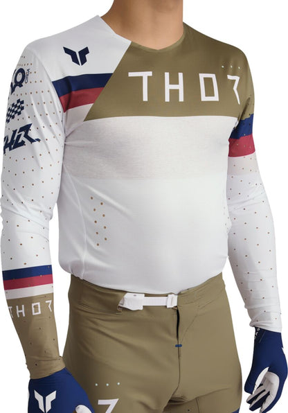 THOR JERSEY SPORTMODE LEAGUE WHT/COP L 2910-8366