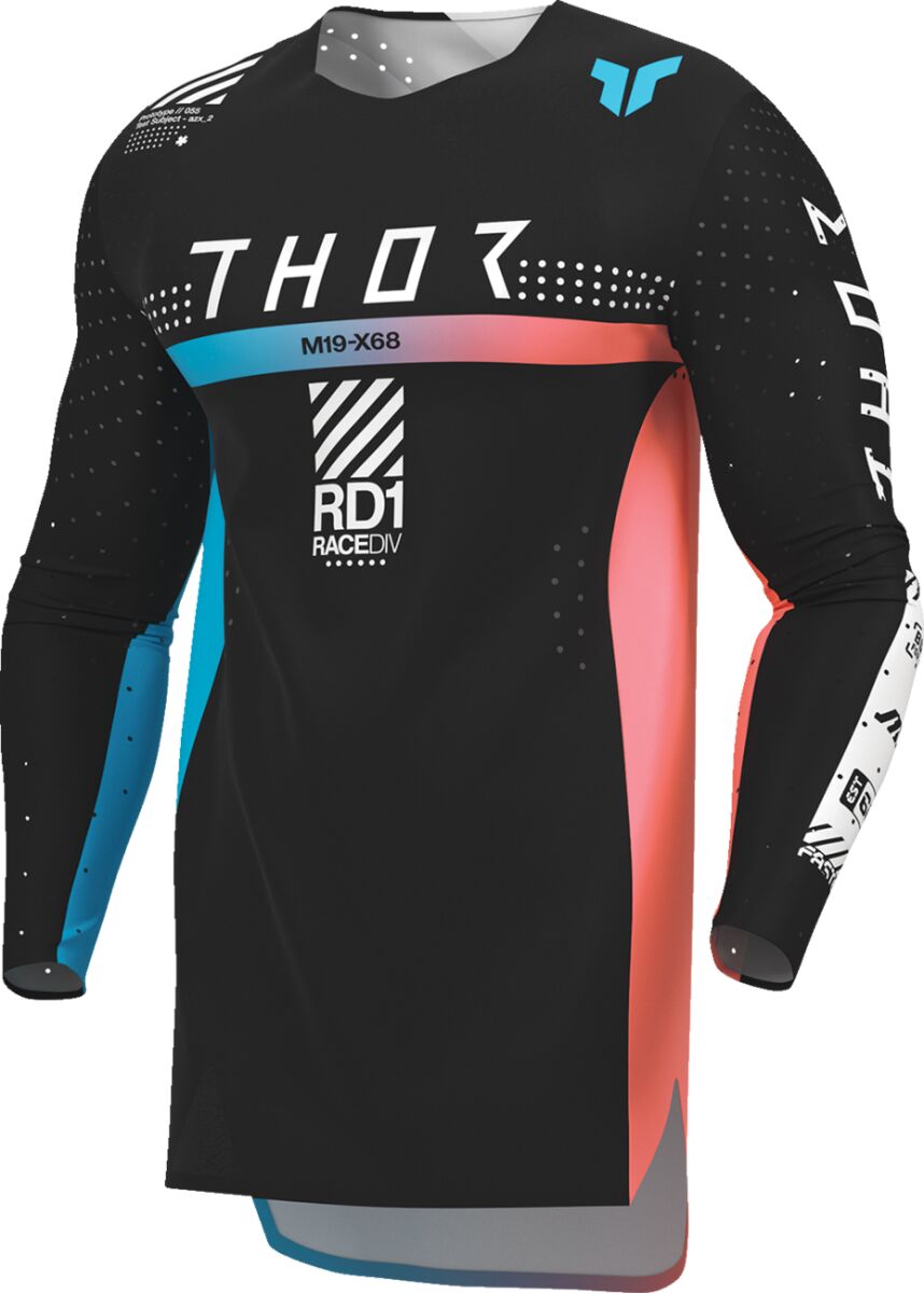 THOR JERSEY SPORTMODE SYNTH BLACK M 2910-8371