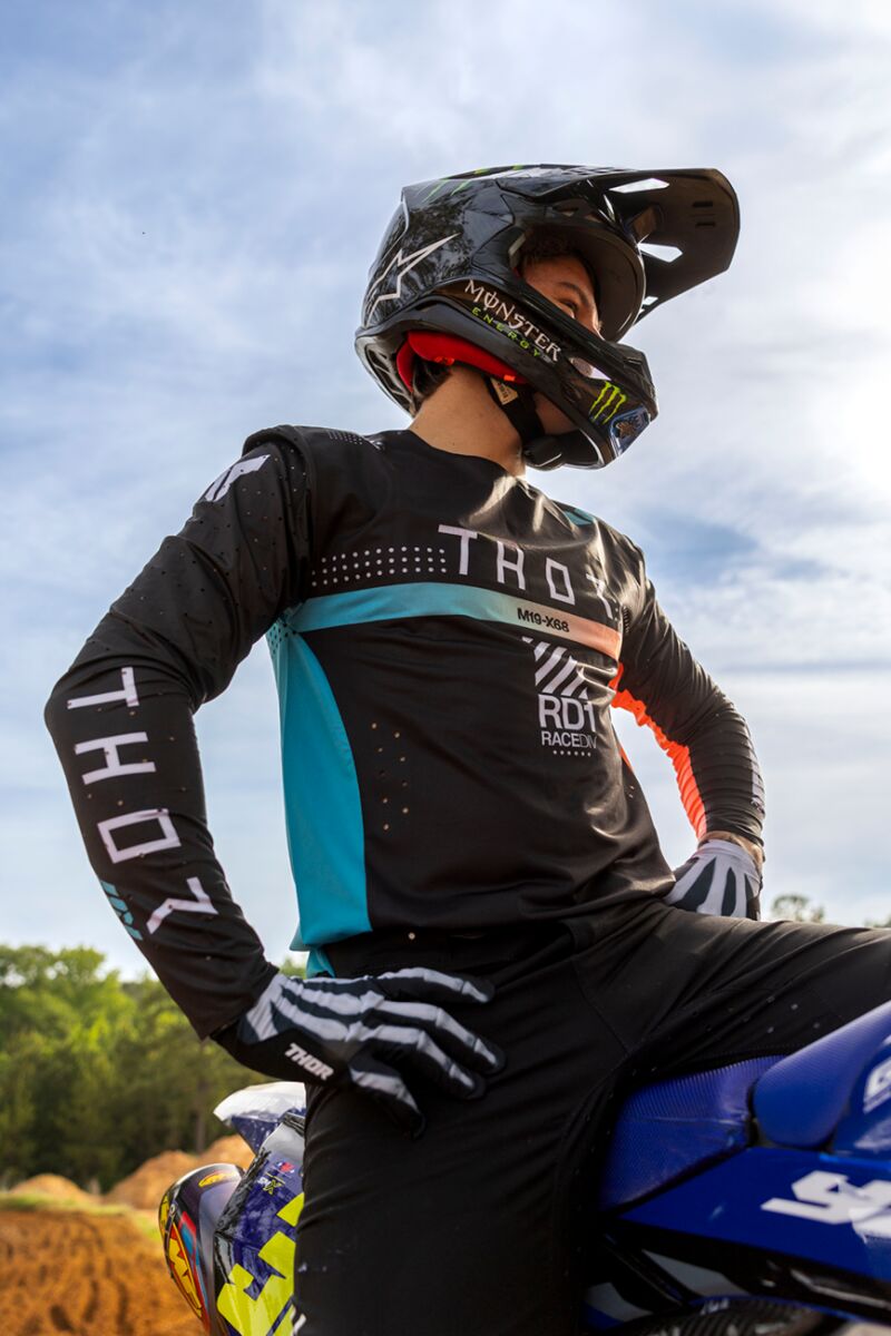 THOR JERSEY SPORTMODE SYNTH BLACK M 2910-8371