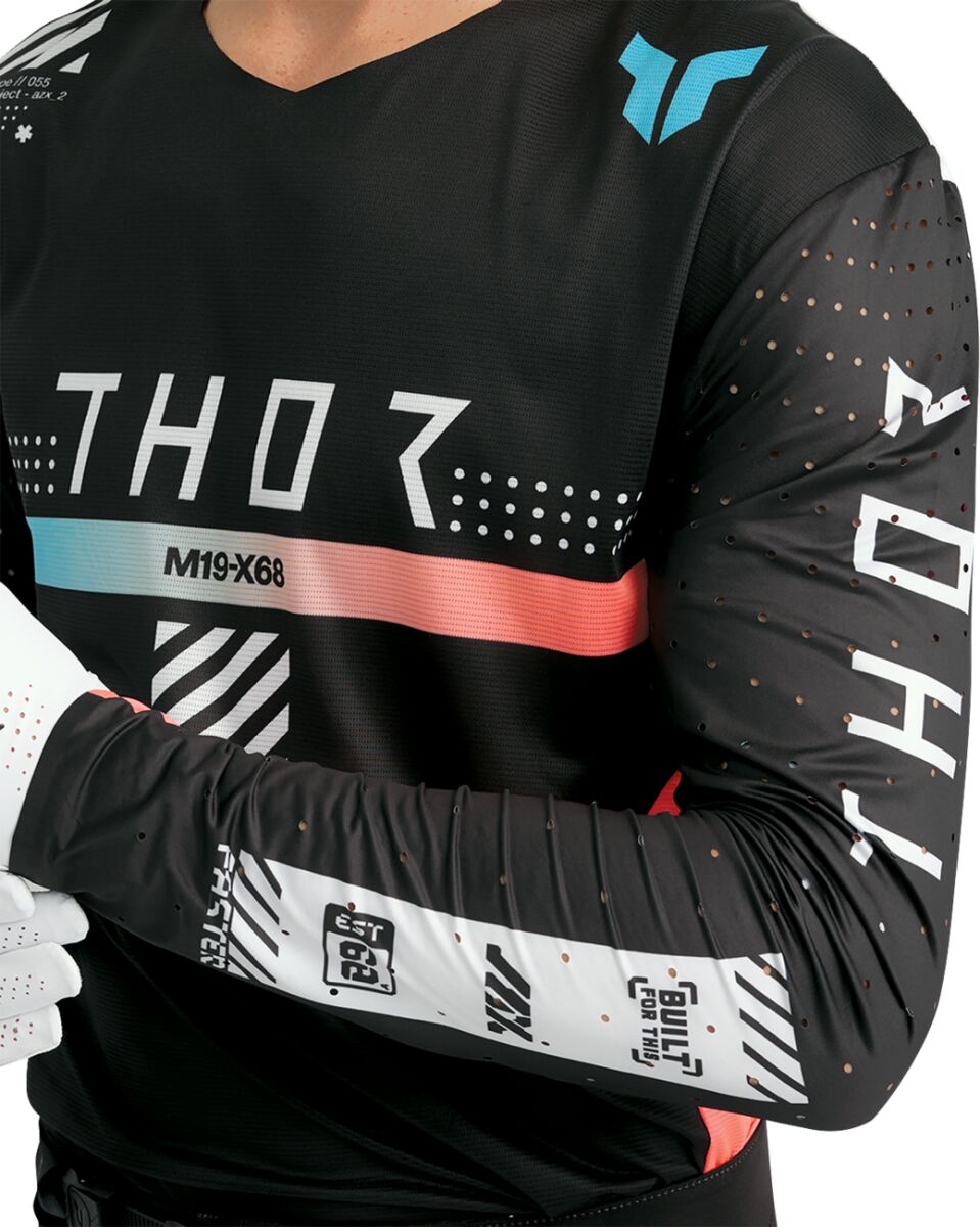 THOR JERSEY SPORTMODE SYNTH BLACK L 2910-8372