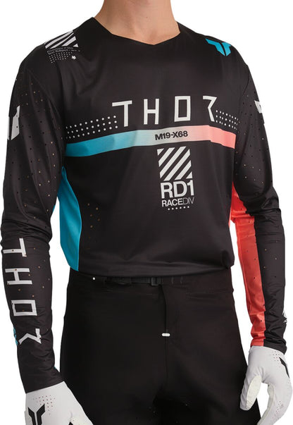 THOR JERSEY SPORTMODE SYNTH BLACK XL 2910-8373