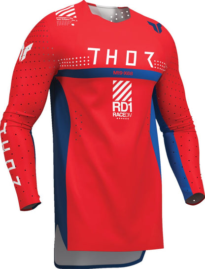 THOR JERSEY SPORTMODE SYNTH RED L 2910-8384