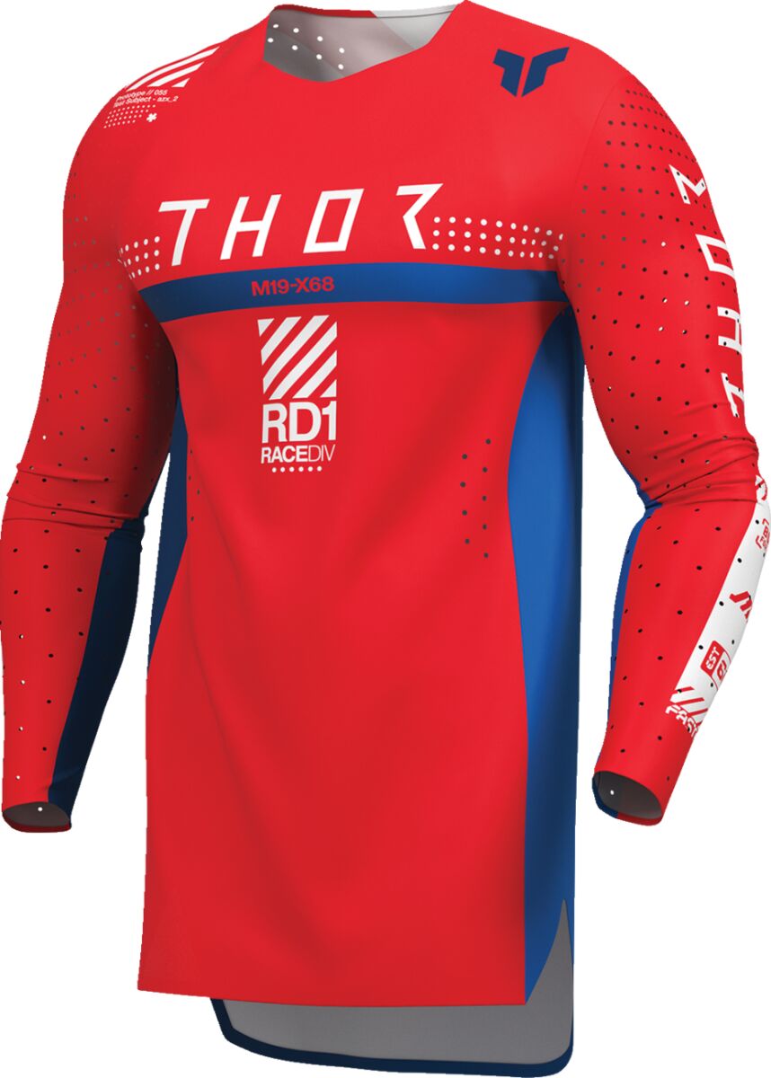 THOR JERSEY SPORTMODE SYNTH RED L 2910-8384