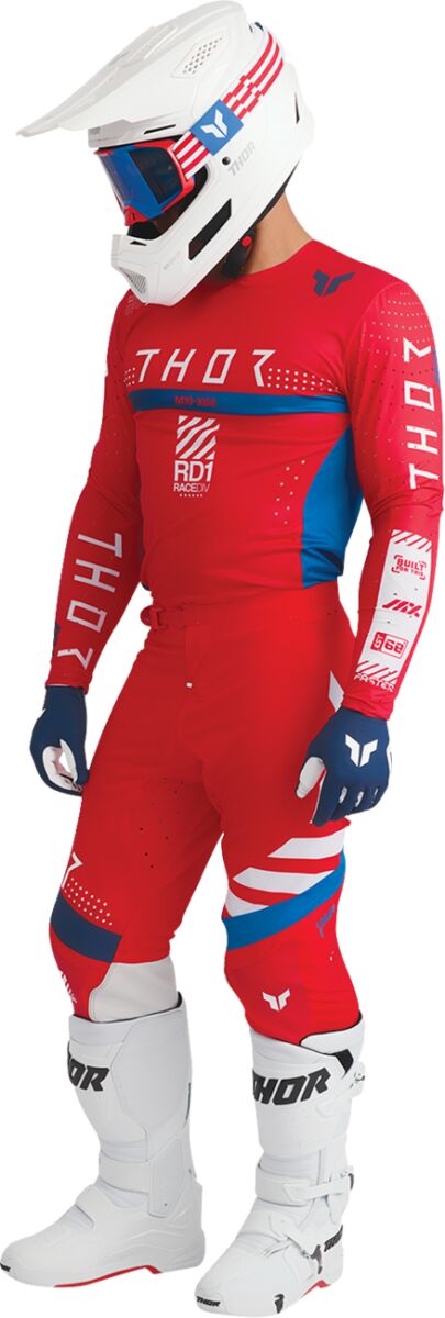 THOR JERSEY SPORTMODE SYNTH RED L 2910-8384