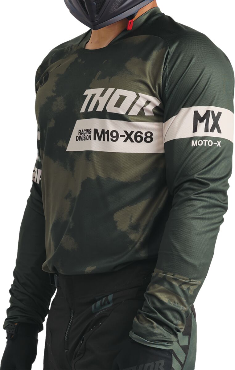 THOR JERSEY LAUNCHMODE BLEACH BLK/CAMO M 2910-8395