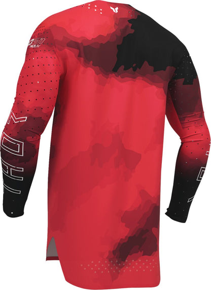 THOR JERSEY SPORTMODE CARBON BK/RD 2910-8728